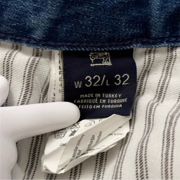 Scotch & Soda Denim Jeans Mens 32x32 Skim Peacock Stretch Button Fly Blue Washed - Picture 7 of 8